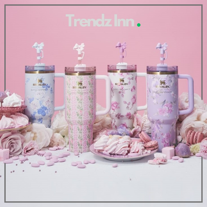 Stanley 40oz Quencher H2.0 Tumbler Floral Print – Authentic Stanley Tumblers from Trendz Inn