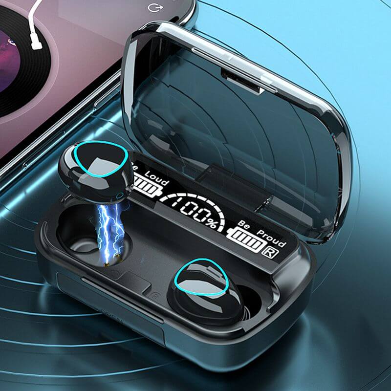 M10 TWS Bluetooth 5.1 Wireless Earbuds with 2200mAh Power Bank Charging Case – Trendz Inn