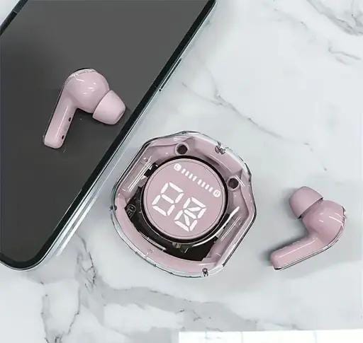Air 39 Wireless Bluetooth Earbuds with HD display charging case – Noise Cancelling AirPods alternative by Trendz Inn